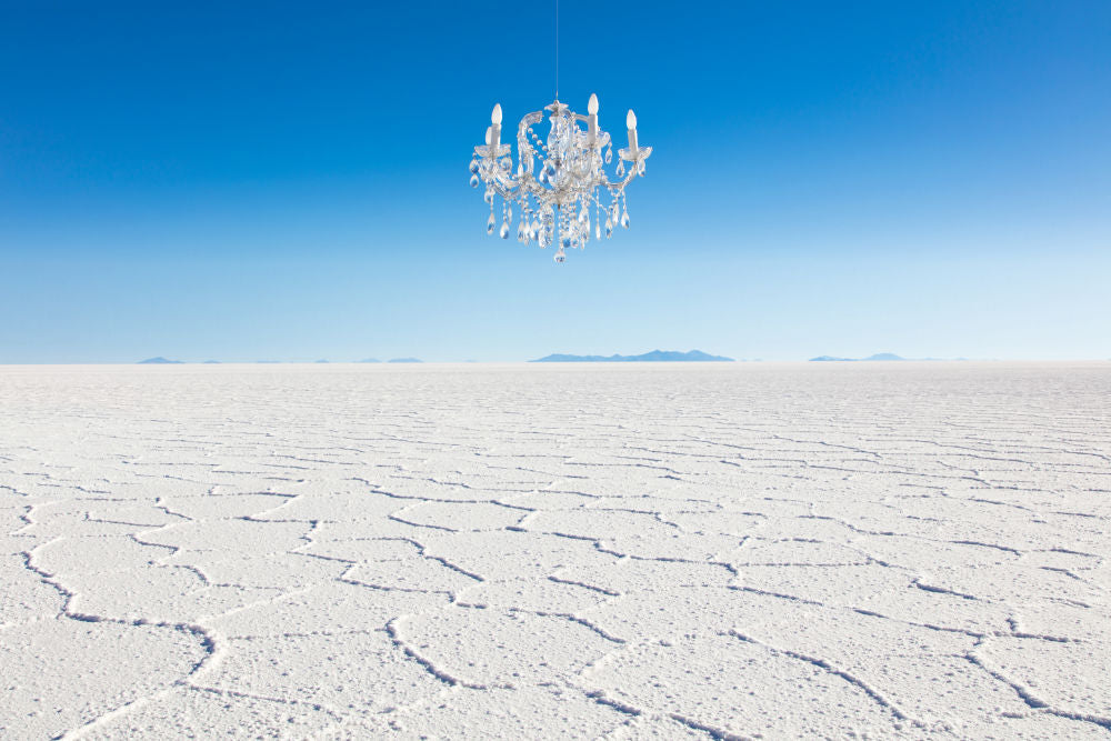 Photography by Gray Malin of Chandelier