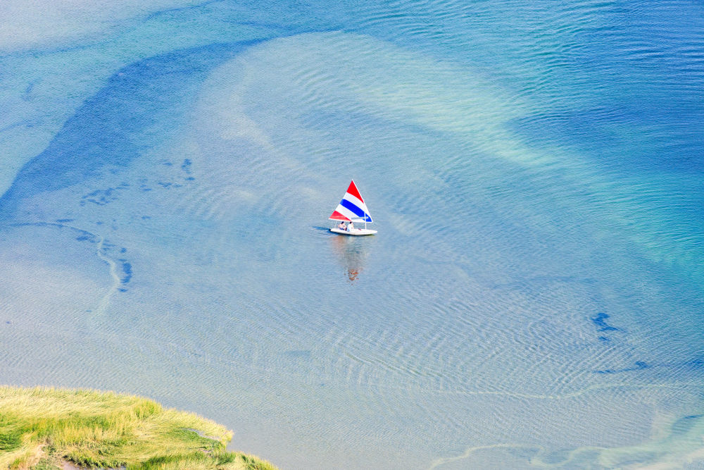 Chatham Harbor Sailboat, Cape Cod