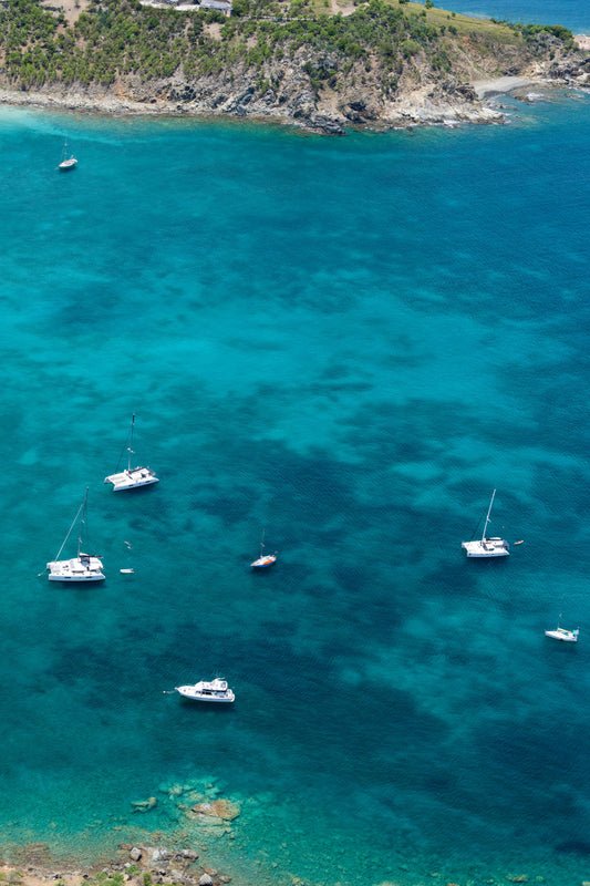 Colombier Beach Diptych, St. Barths