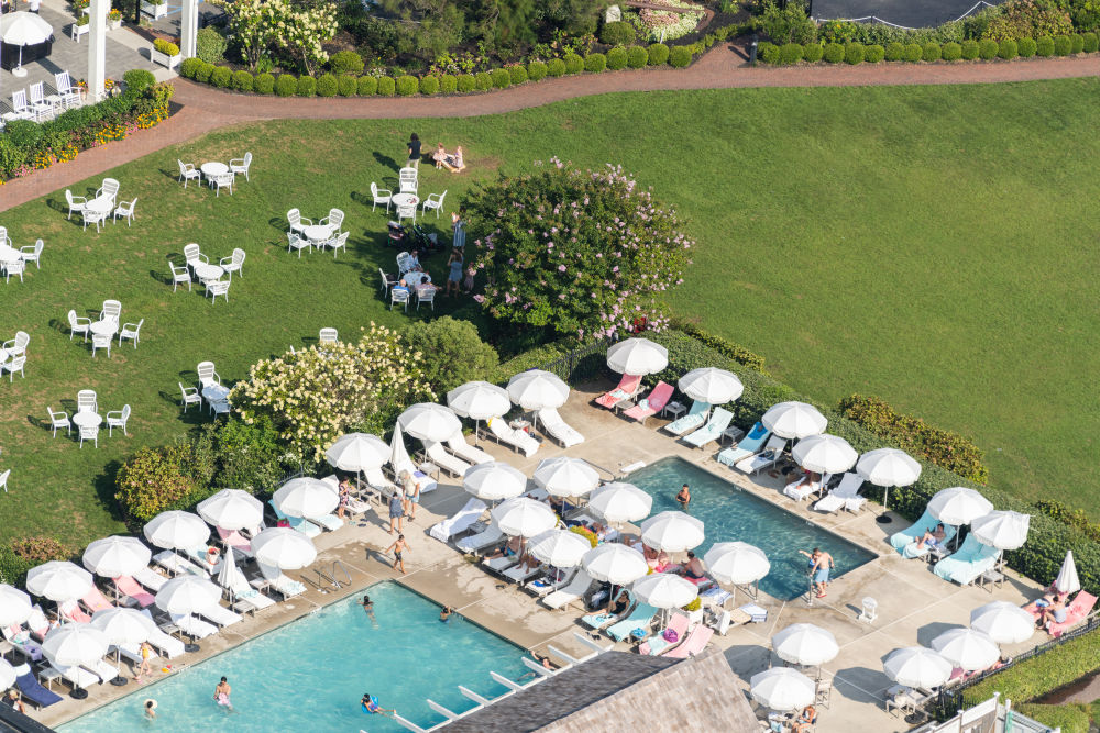 Photography by Gray Malin of Congress Hall Pool, Cape May, New Jersey