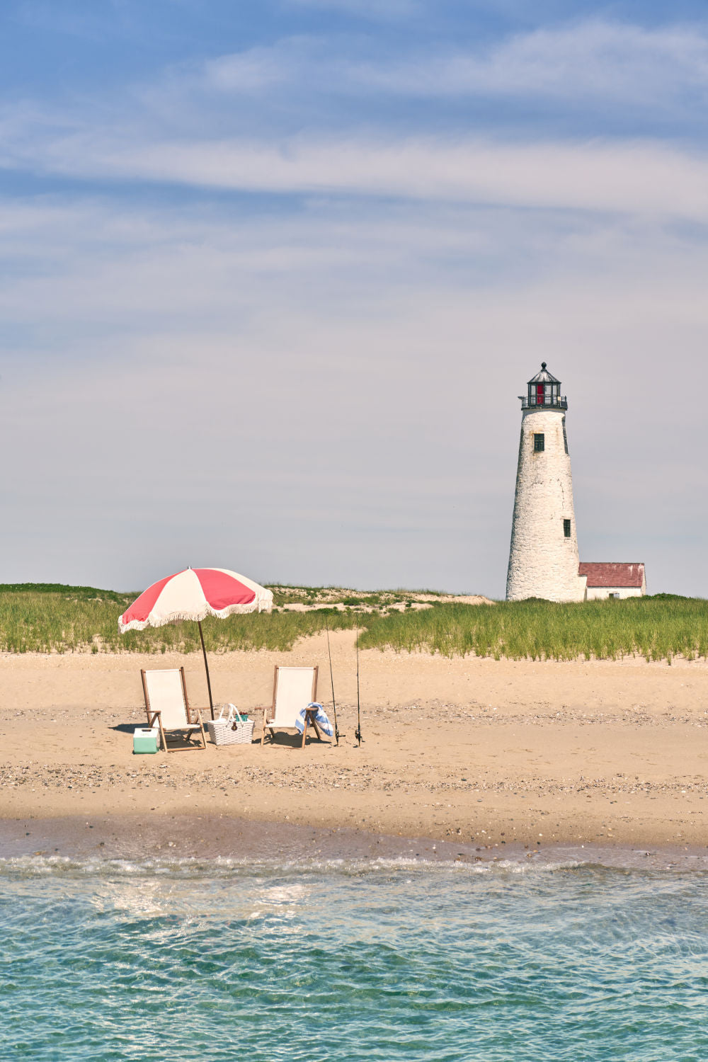 Day Trip to Great Point Lighthouse Vertical, Nantucket