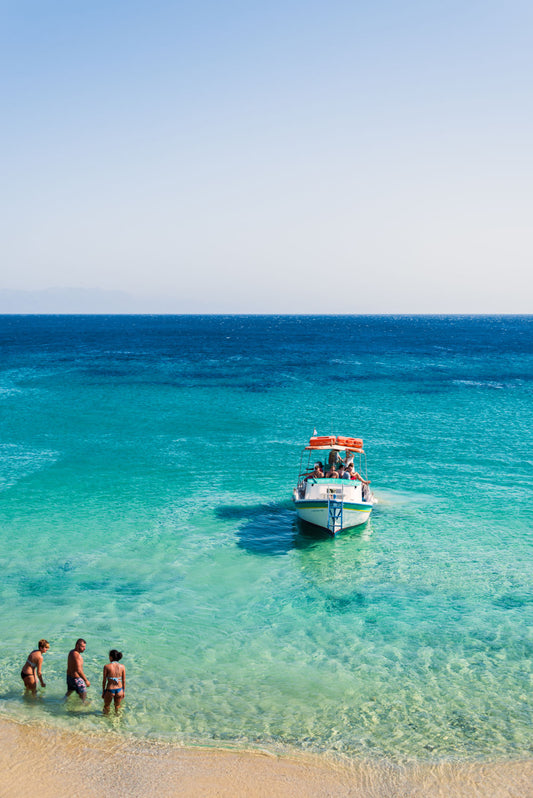 Elia Beach Boatride, Mykonos, Greece