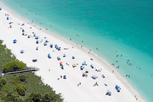 Product image for Gasparilla Island State Park Beachgoers, Gasparilla Island, Florida