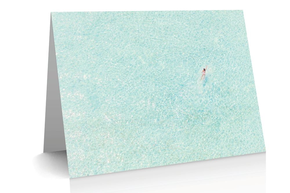 The Beach Aerials Notecard Set