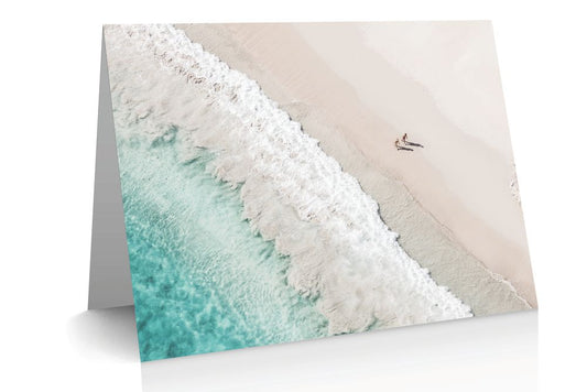 The Beach Aerials Notecard Set