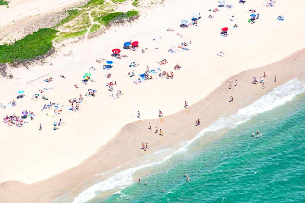 Photography by Gray Malin of Herring Cove Nude Beach I, Cape Cod