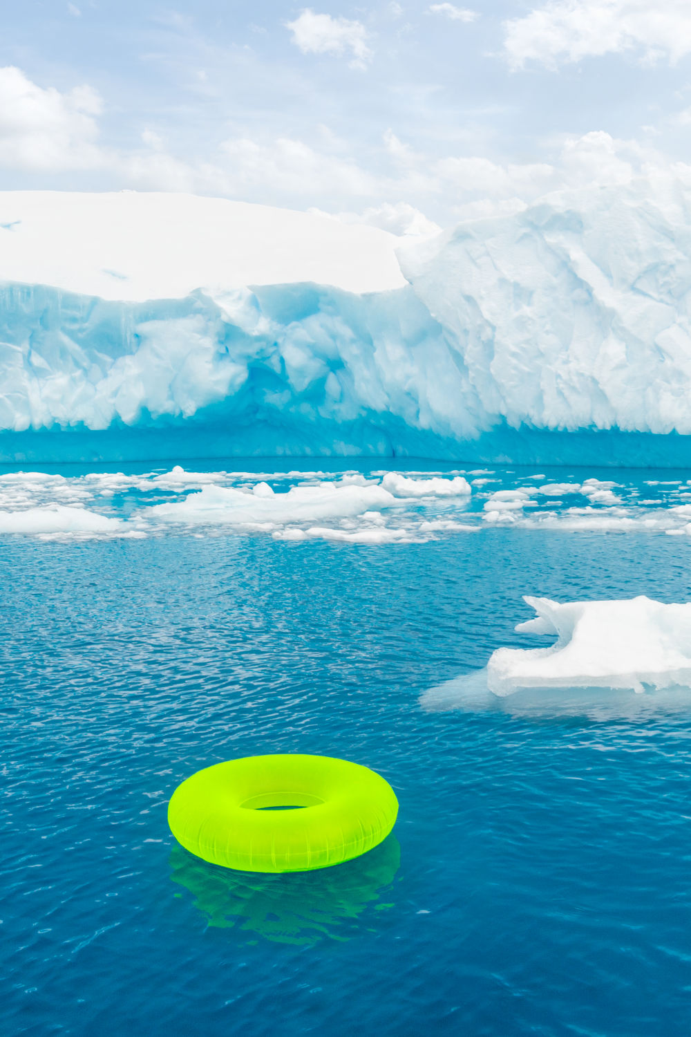 Iceberg Inner Tube Triptych, Antarctica