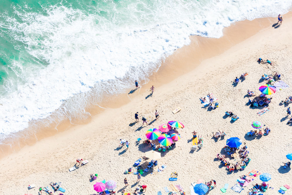 Katama Beach Umbrellas, Martha's Vineyard