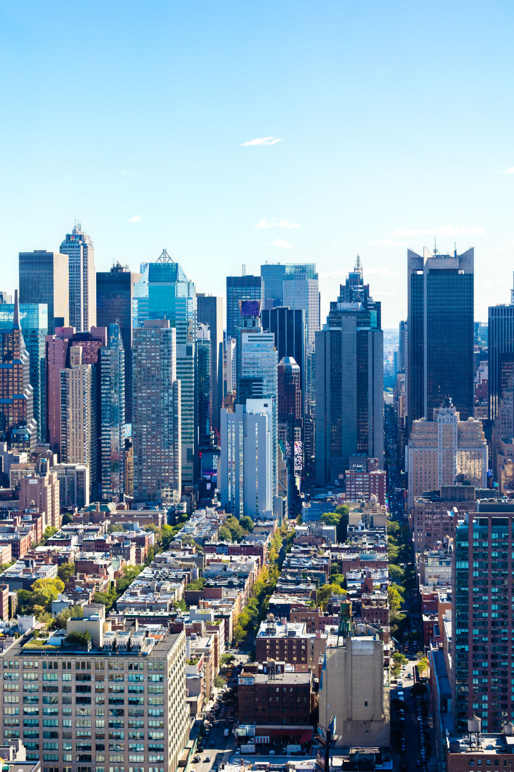 Manhattan Skyline Triptych, New York City