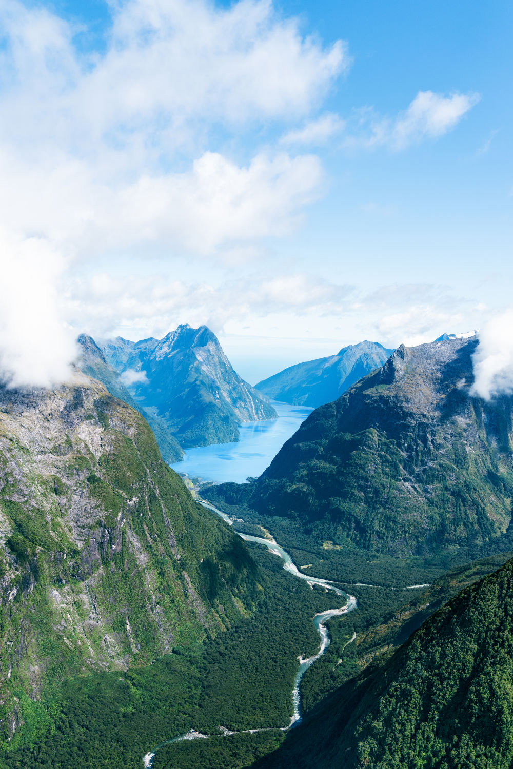 Milford Sound Triptych, New Zealand