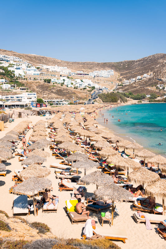 Mykonos Beach Triptych, Greece