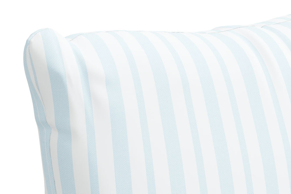 The Decorative Pillow, Elephant Stripe Blue