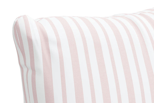 The Decorative Pillow, Flamingo Stripe Pink