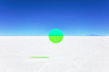Neon Green Circle