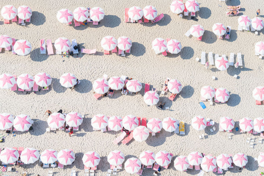 Pink and White Beach Club, Cape May, New Jersey