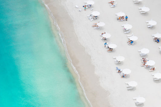 Port Royal White Umbrellas, Naples, Florida