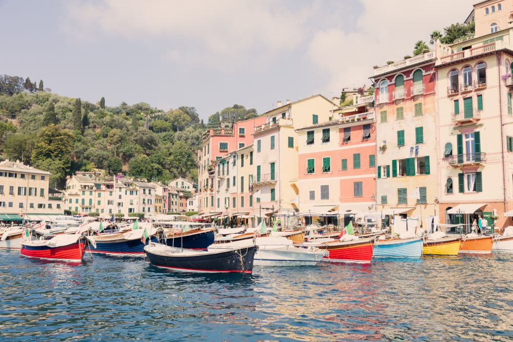 Portofino Harbor Boats