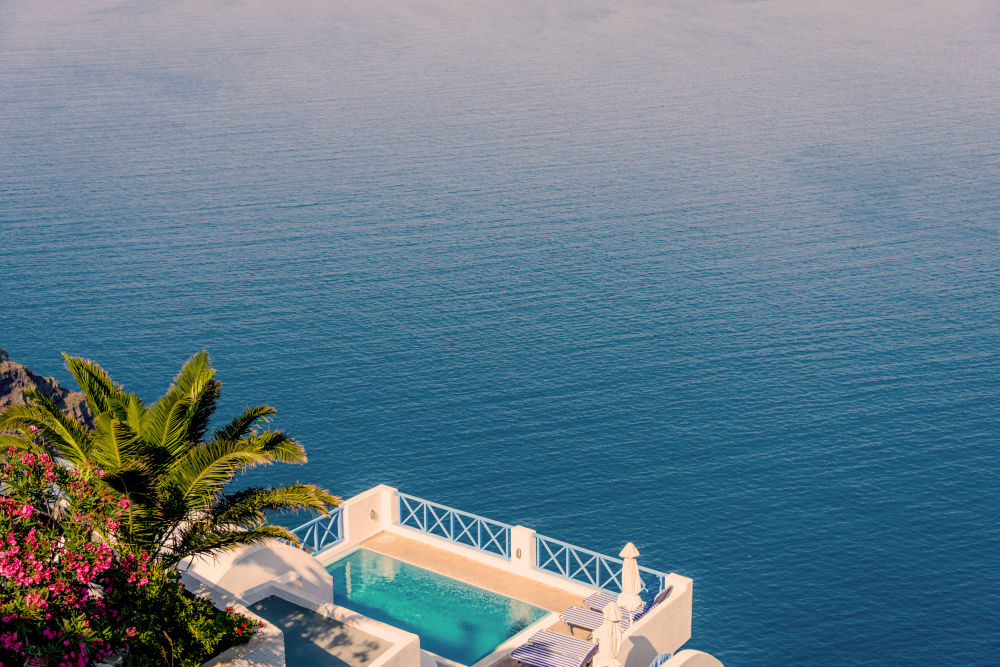 Private Pool, Santorini, Greece