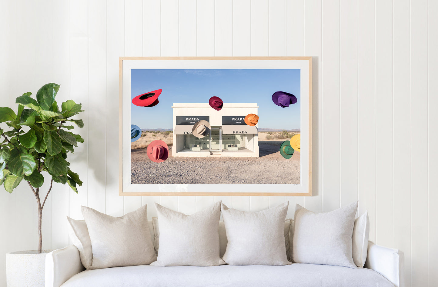 Rainbow Cowboy Hats I, Prada Marfa