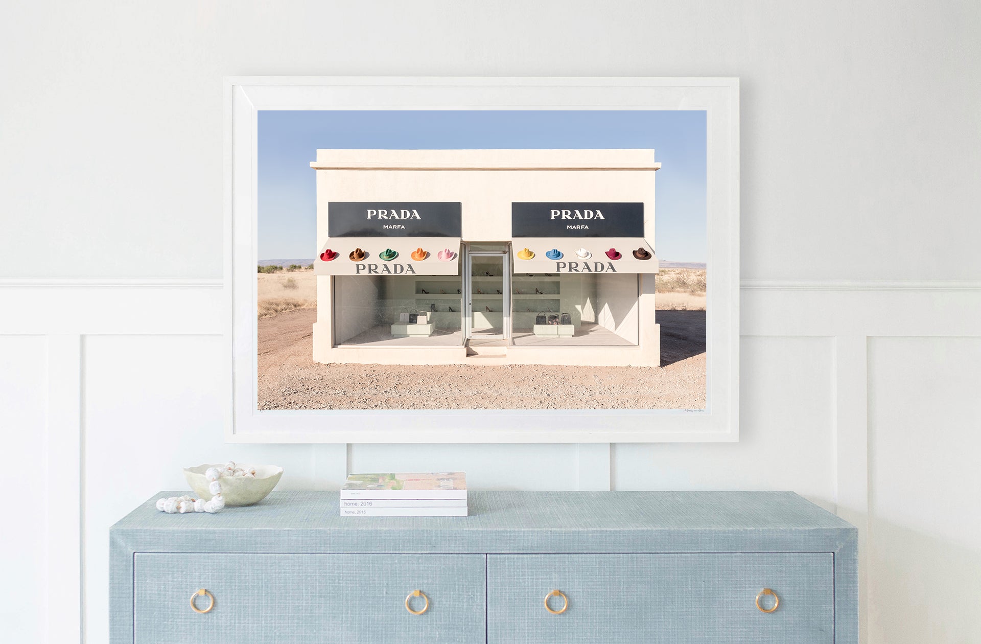 Rainbow Cowboy Hats II, Prada Marfa