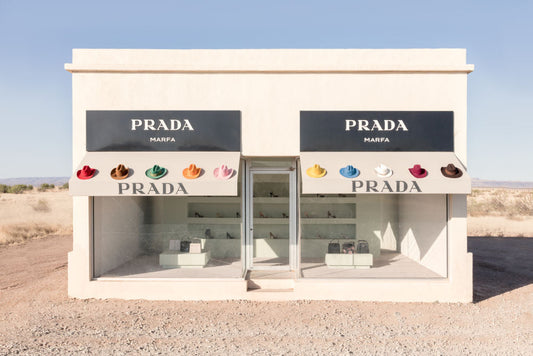 Rainbow Cowboy Hats II, Prada Marfa