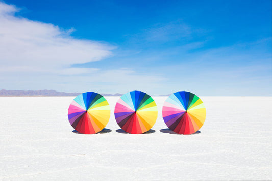 Rainbow Umbrellas I