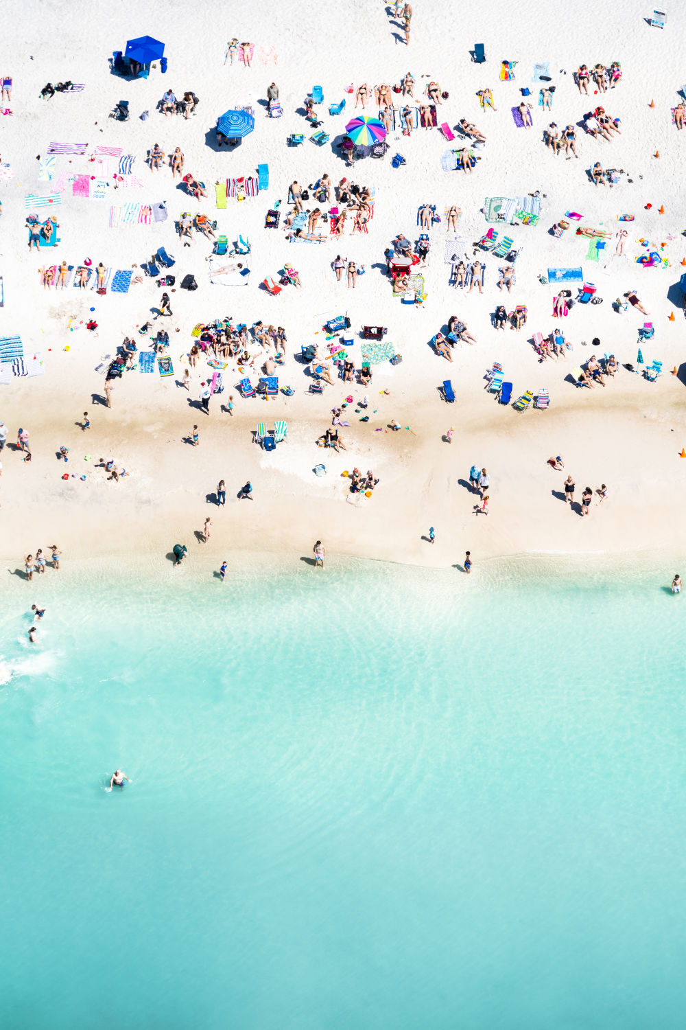 Rosemary Beach Sunbathers Vertical, 30A Florida