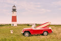 Sankaty Head Lighthouse Jeepster, Nantucket