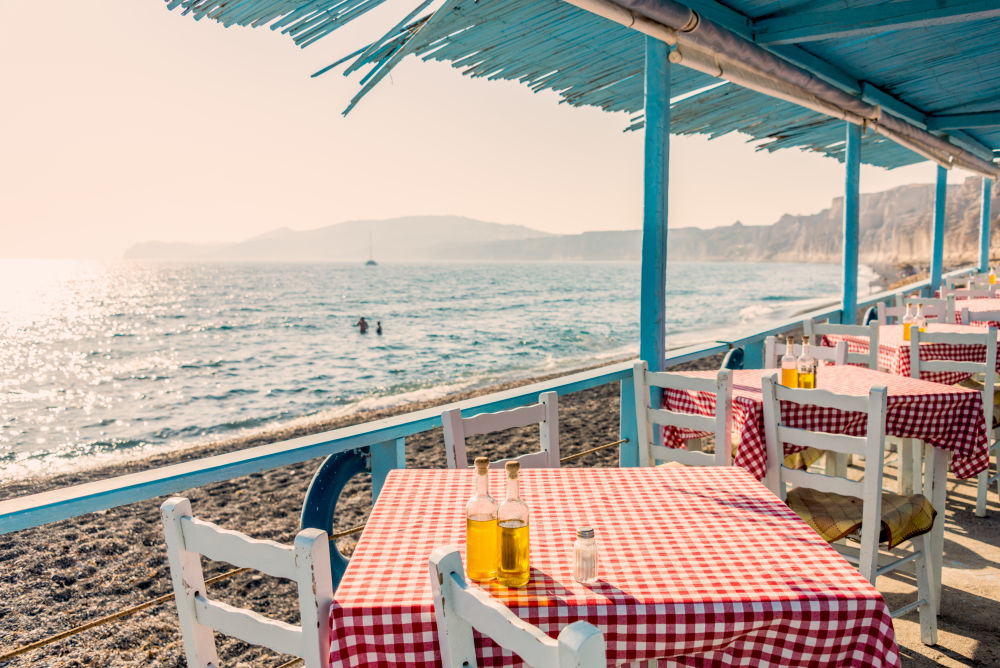 Santorini Café, Greece