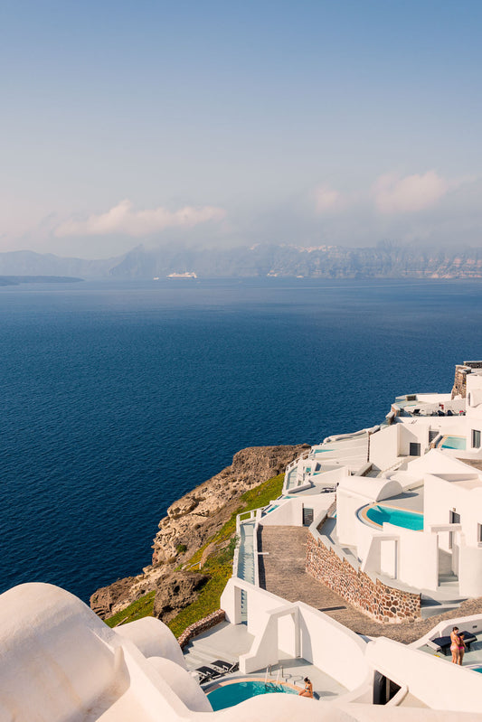 Santorini Vista Triptych, Greece