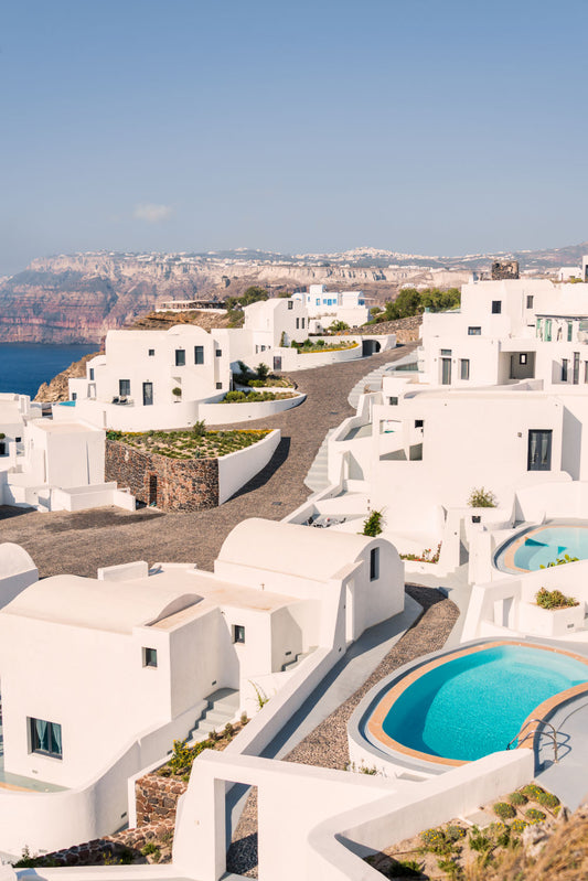 Santorini Vista Triptych, Greece