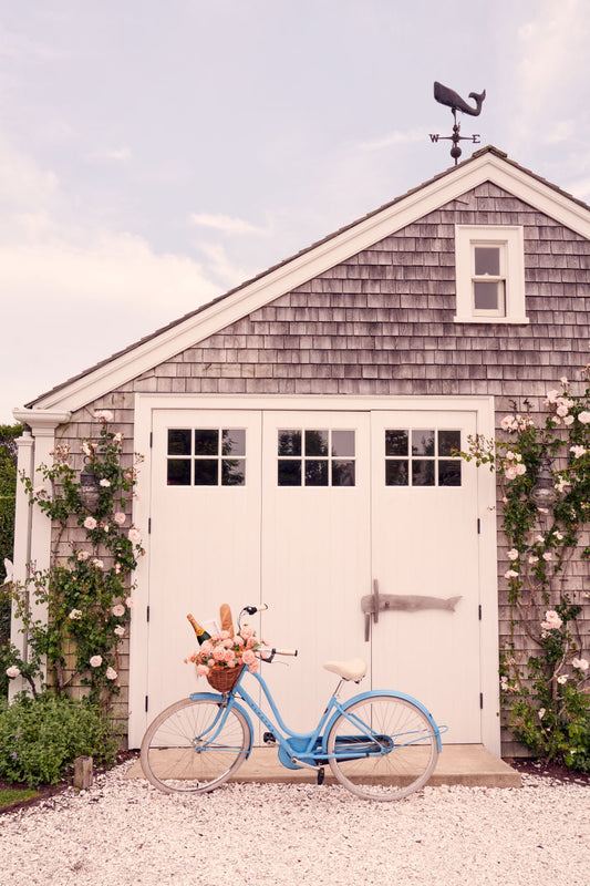 Product image for Sconset Bike Ride Vertical, Nantucket