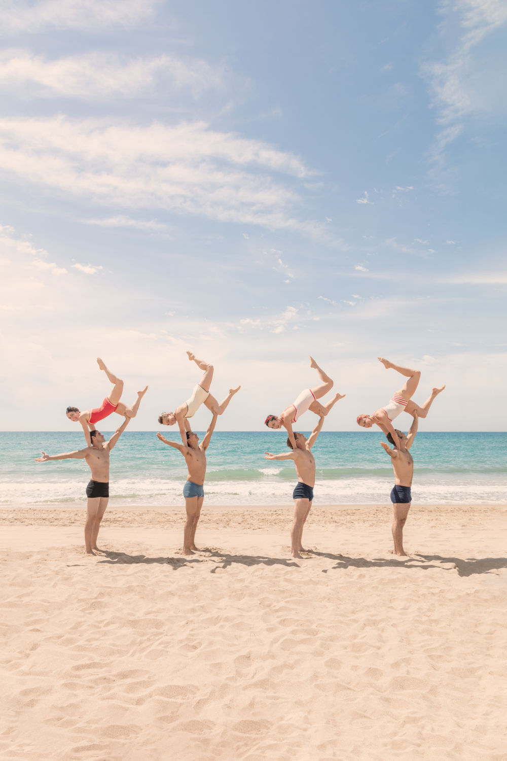 Seaside Acrobats Vertical