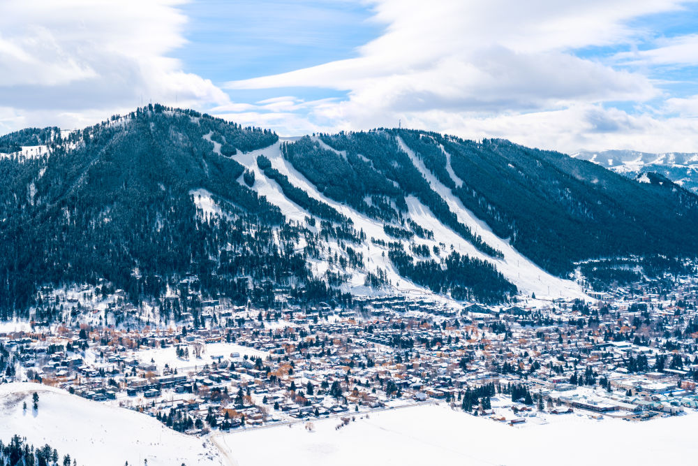 Snow King Mountain Southwest View, Jackson Hole