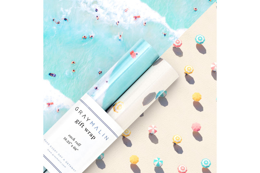 The Beach Birthday Gift Wrap Set