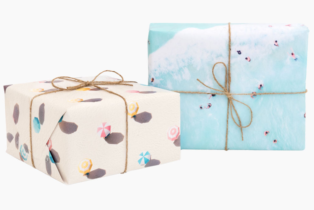 The Beach Birthday Gift Wrap Set