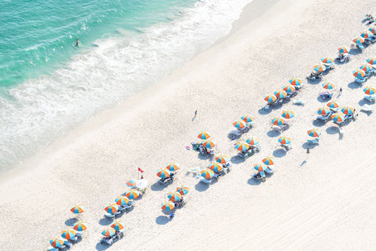 Product image for Striped Umbrellas, Cape May, New Jersey