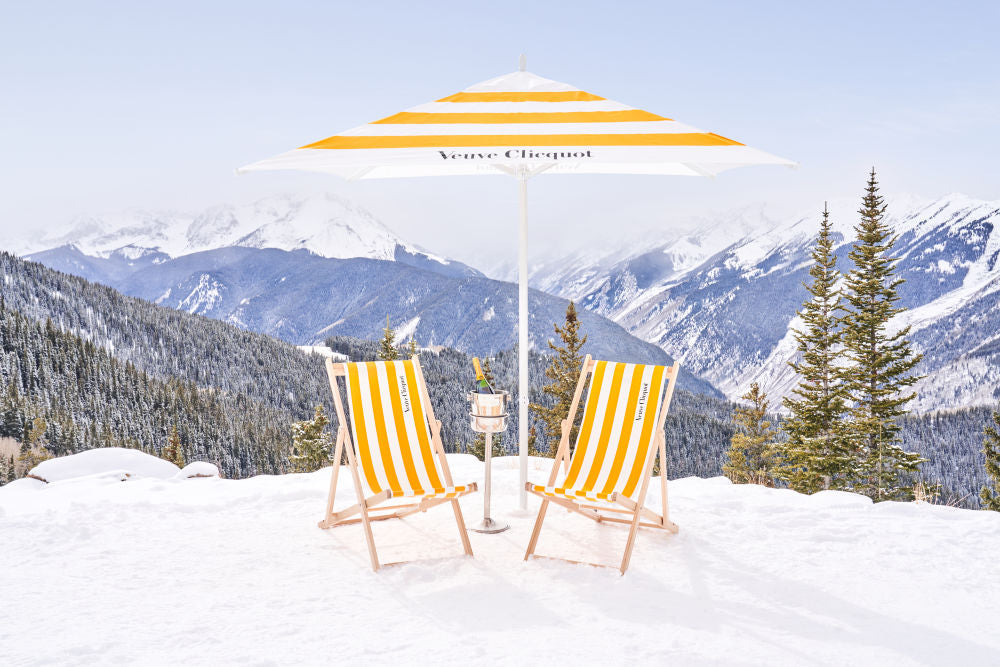 Sun and Snow with Veuve Clicquot