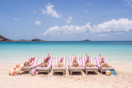 Sunbathing Beauties, St. Barths