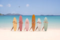 Surfing Beauties, St. Barths