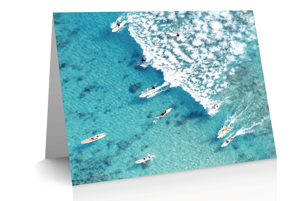 The Beach Aerials Notecard Set