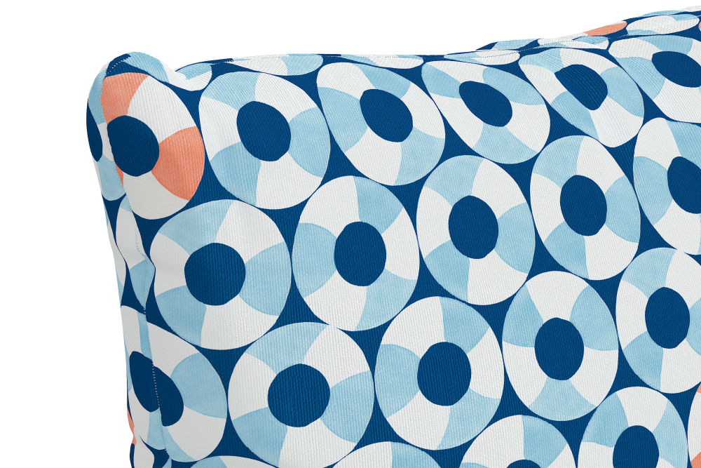 The Pool Floats Pillow, Blue