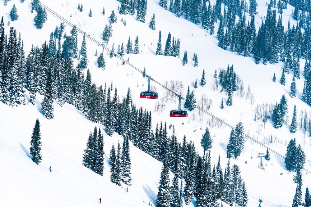 The Aerial Trams, Jackson Hole