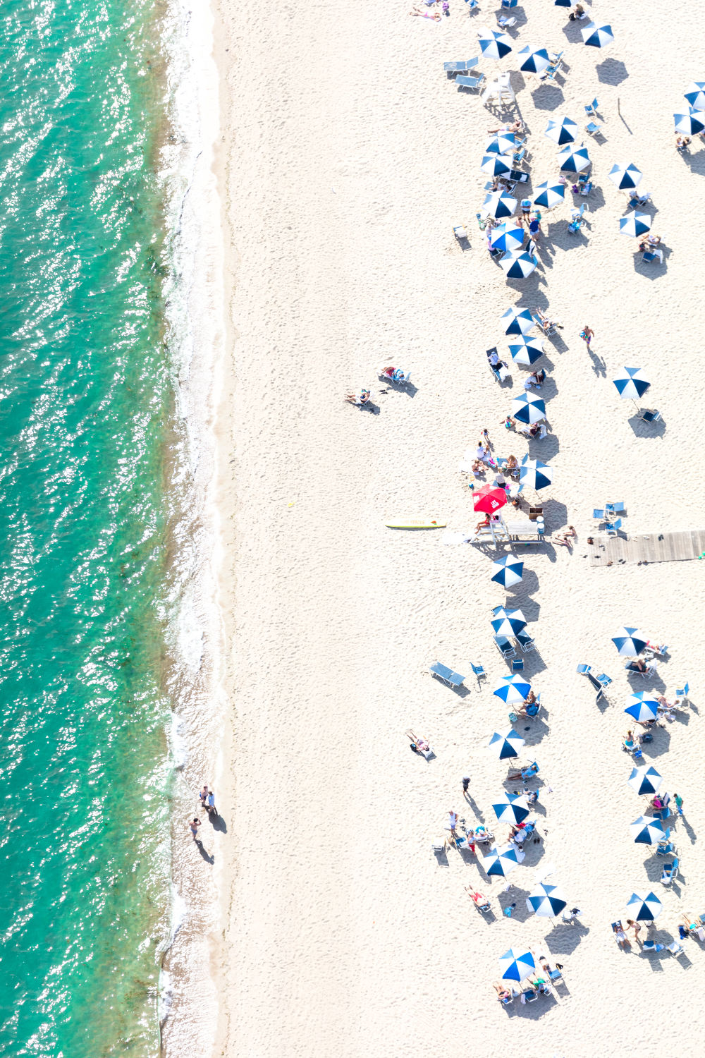 Photography by Gray Malin of The Beach Club Umbrellas, Cape Cod