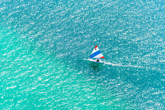 The Sunfish Sailboat, Lake Michigan