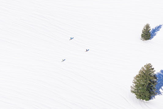 Product image for Three Skiers, Homewood Mountain, Lake Tahoe