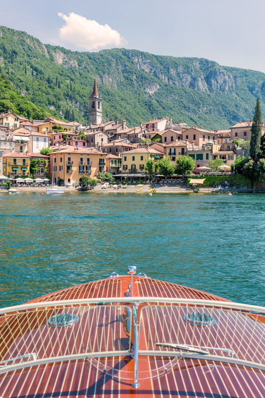 Product image for Varenna Wooden Boat Vertical, Lake Como