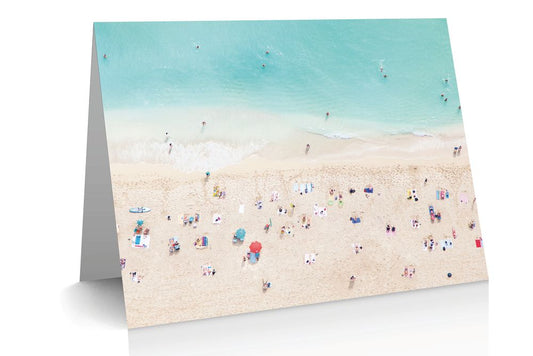 The Beach Aerials Notecard Set