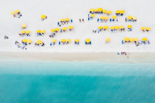 Yellow Umbrellas, Bonita Springs, Florida