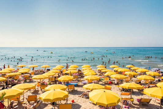 Product image for Yellow Umbrellas, Sicily